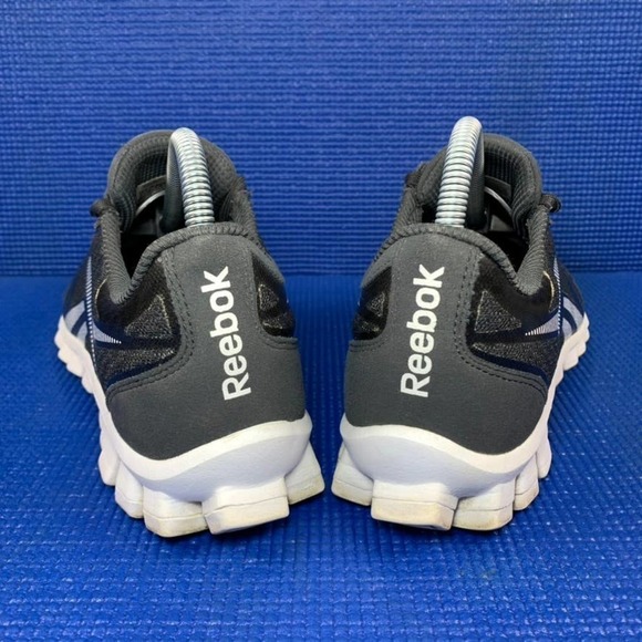 REEBOK REALFLEX RUN 2 Women`s Size 8.5 Black White Running Shoes J89776 - Picture 4 of 8